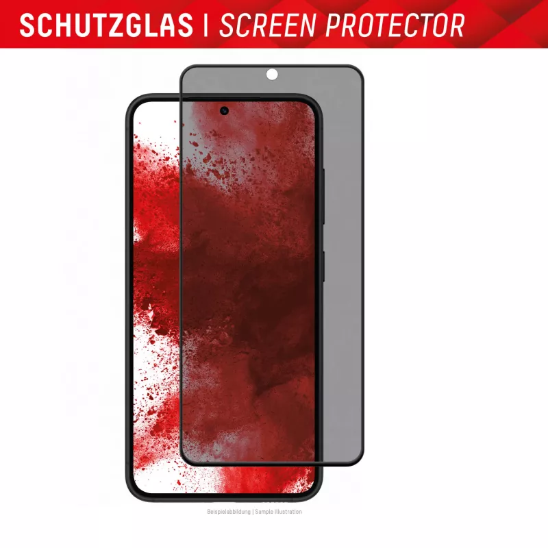 Displex Privacy ekraanikaitse (10H) Samsung Galaxy S22/S23 jaoks, Eco kinnitusraam, privaatsusfilter