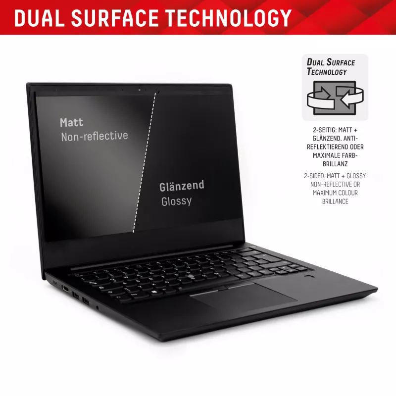 Displex PRIVACY SAFE magnetiline kahesuunaline privaatsusfilter sülearvutile 14 inch (16:10)