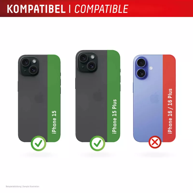 Displex Full Cover Camera Lens Glass iPhone 15/15 Plus, 10H, täielik kaamerakaitse, Quick Mount, 2 tk