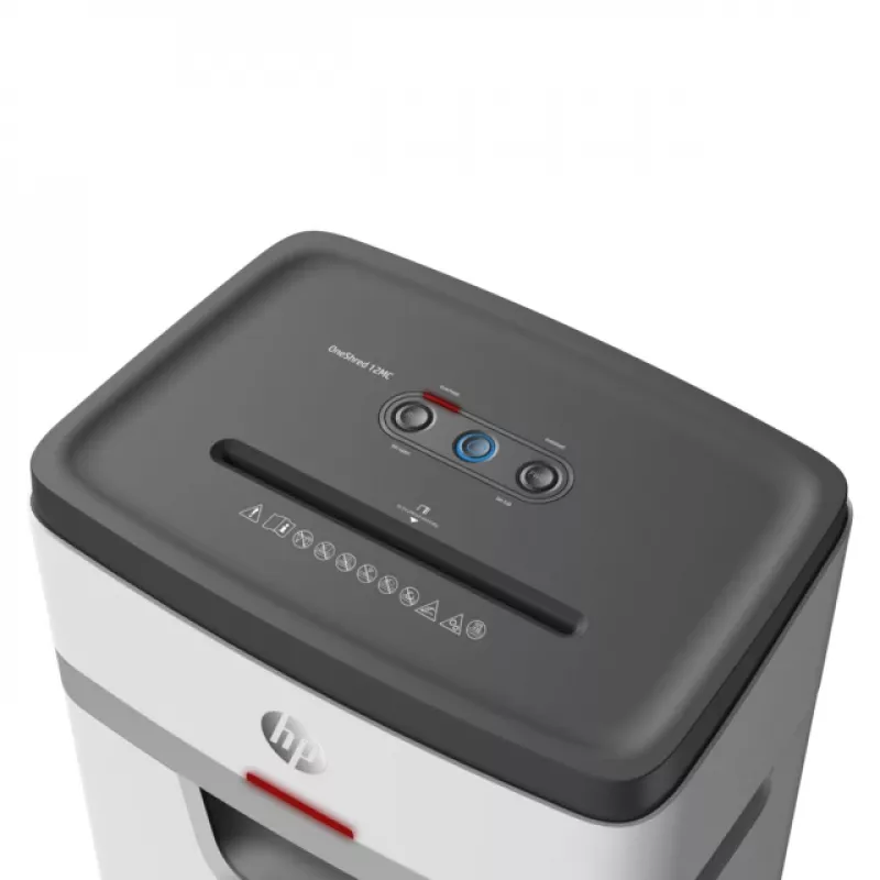 Paberipurustaja HP OneShred 12MC mikro-lõik 2x15 mm 12-leheline 25 L 65 dB 220 mm Valge