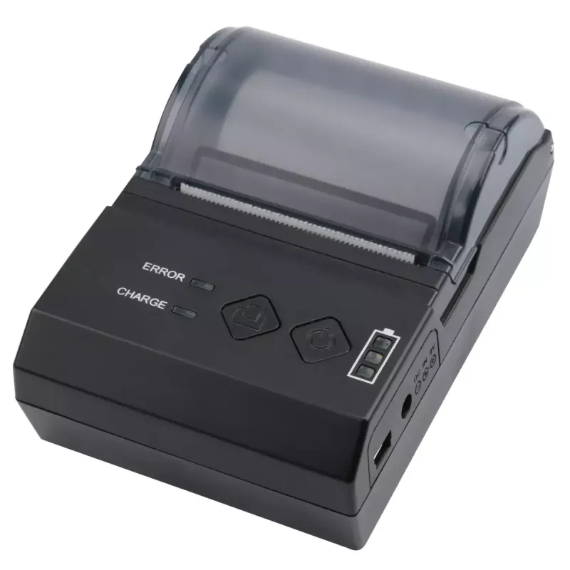 Sildiprinter Olympia NCP 58 Must — juhtmevaba, akutoitega, 200 x 200 DPI, 7,4 V LiPo, 114 × 80 × 50 mm