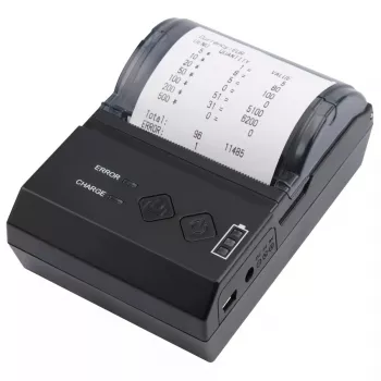 Sildiprinter Olympia NCP 58 Must — juhtmevaba, akutoitega, 200 x 200 DPI, 7,4 V LiPo, 114 × 80 × 50 mm