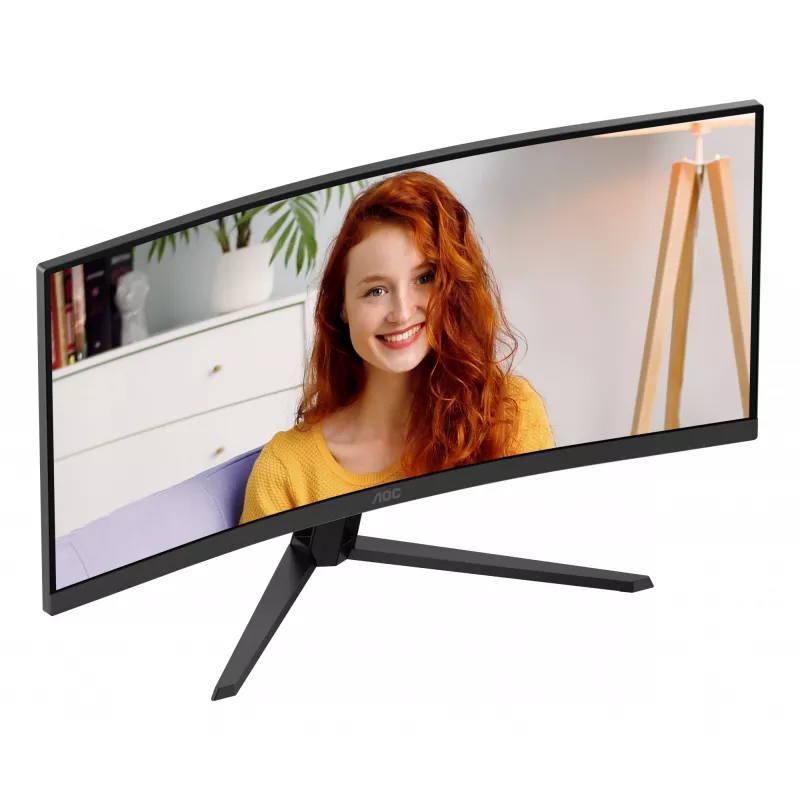 AOC B3 CU34B3E arvutimonitor 86,4 cm (34 tolli) 3440 x 1440 pikslit Wide Quad HD LED Must