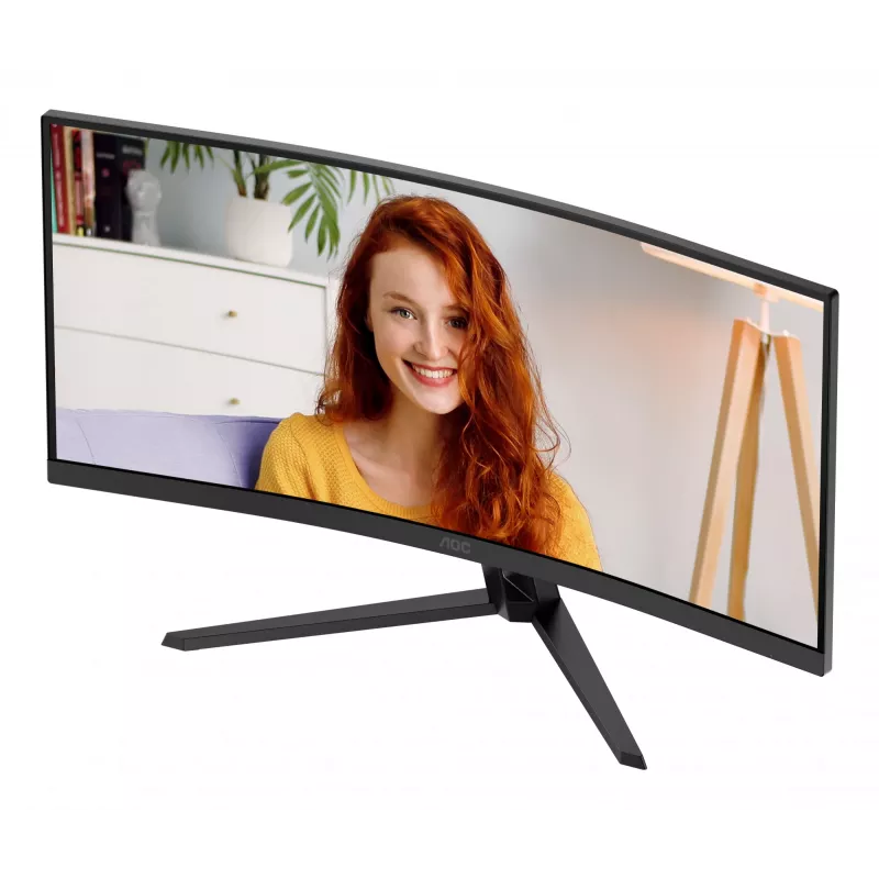 AOC B3 CU34B3E arvutimonitor 86,4 cm (34 tolli) 3440 x 1440 pikslit Wide Quad HD LED Must