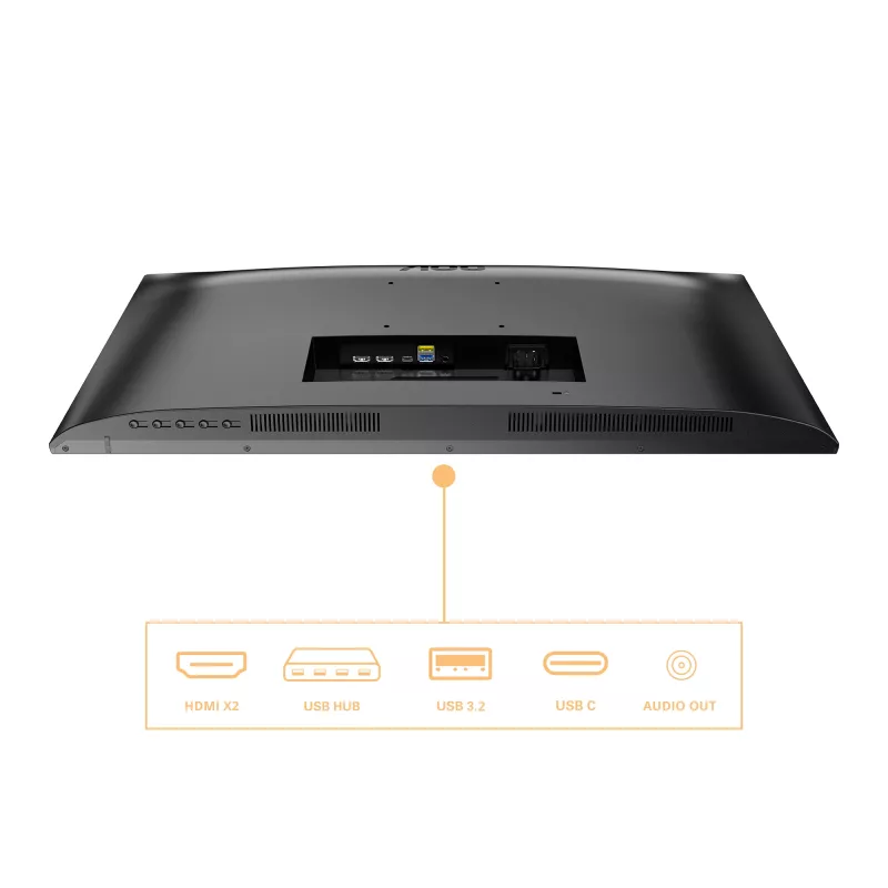 AOC B3 U27B3CF arvutimonitor 68,6 cm (27 tolli) 3840 x 2160 pikslit 4K Ultra HD LCD must
