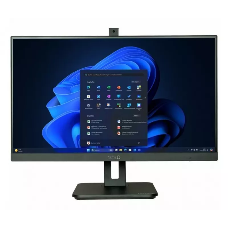 TERRA 1000035 Kõik-ühes arvuti/tööjaam Intel® Core™ i5 i5-14500 68,6 cm (27-tolline) 1920 x 1080 pikslit 16 GB DDR5-SDRAM 1 TB SSD Windows 11 Pro Wi-Fi 6 (802.11ax) Must