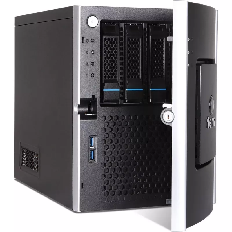 TERRA MINISERVER G6 E-2434/32/2x960/C/WS2025E, 3,4 GHz, E-2434, 32 GB, DDR5-SDRAM, 1,92 TB, minitorn