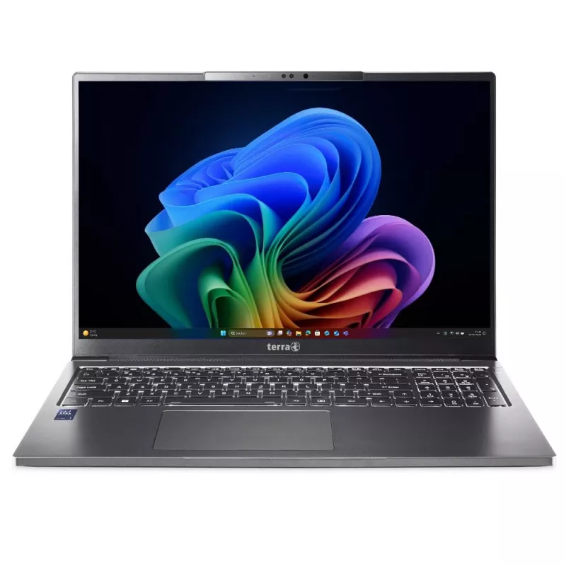TERRA Mobile 1671L Copilot+ PC Intel Core Ultra 7 258V sülearvuti 40,6 cm (16 tolli) WQXGA 32 GB DDR5-SDRAM 1 TB SSD Wi-Fi 7 (802.11be) Windows 11 Pro Saksa hall