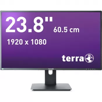 TERRA 3030250 arvutimonitor 60,5 cm (23,8 tolli) 1920 x 1080 pikslit Full HD LED Must