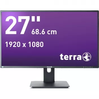 TERRA LCD/LED 2756W PV V4 must GREENLINE PLUS arvutimonitor 68.6 cm (27 tolli) 1920 x 1080 pikslit Full HD Must