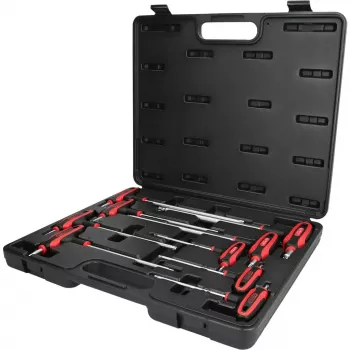 L-Torx võtmekomplekt KS Tools 151.8160 — 9-osaline, kroom-vanaadiumteras, metalse viimistlusega
