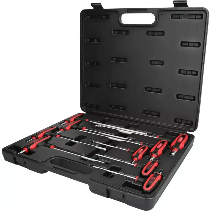 L-Torx võtmekomplekt KS Tools 151.8160 — 9-osaline, kroom-vanaadiumteras, metalse viimistlusega