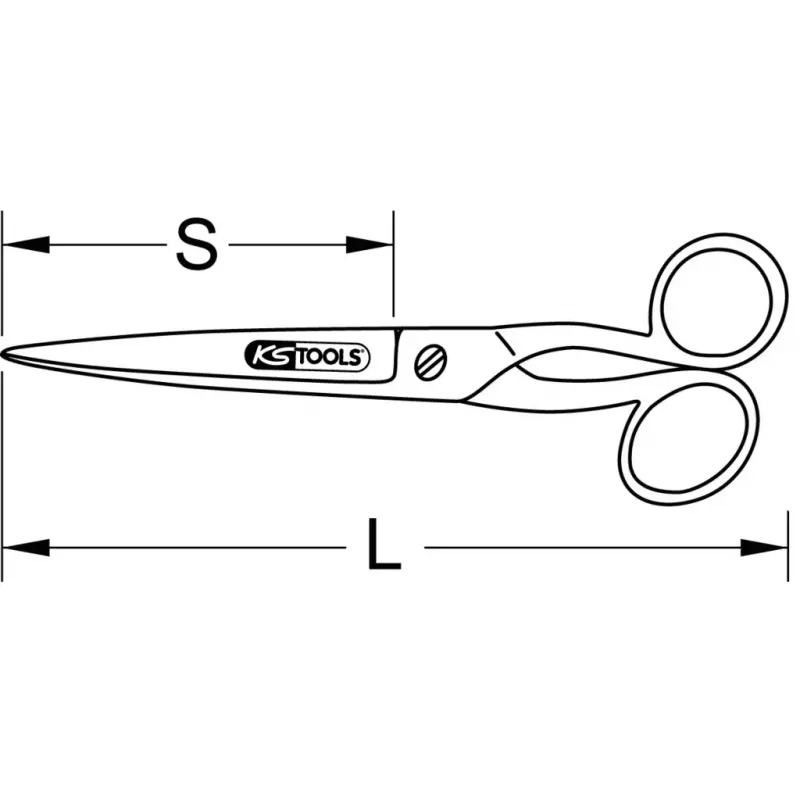 Kontorikäärid KS Tools 118.0078 110 g