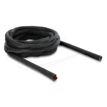 Kaablikaitseümbris isesulguv kahekihiline DELOCK 5 m × 16 mm, must