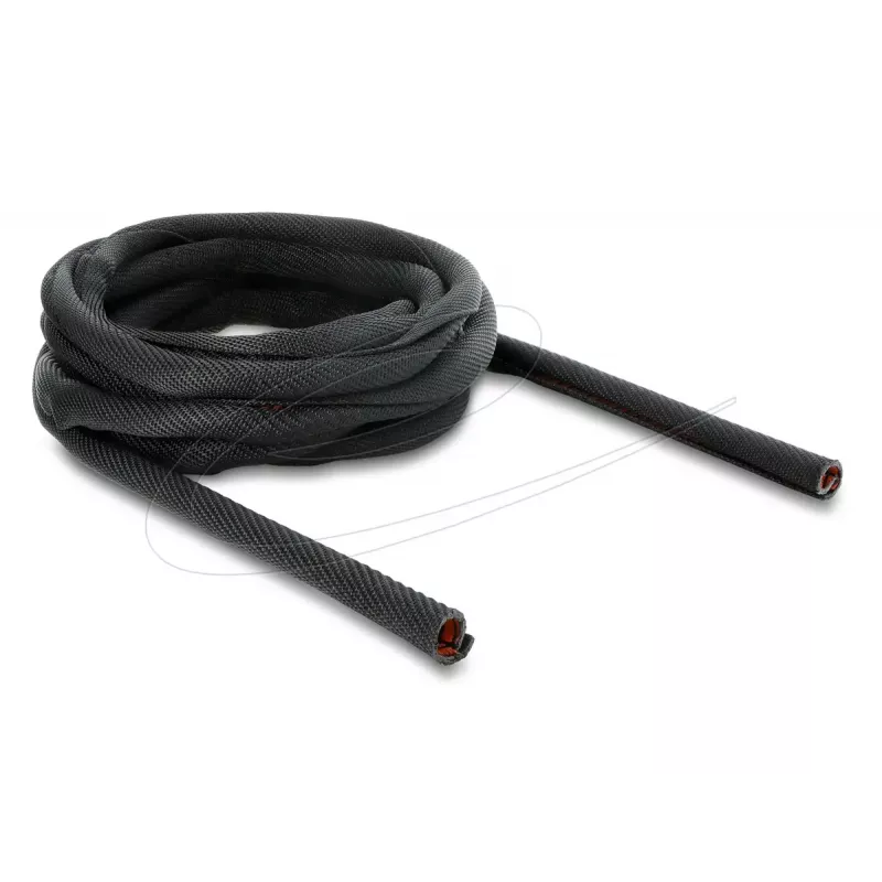 DELOCK kaablikaitseümbr isesulguv kahekihiline 5 m x 19 mm must