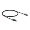 DELOCK fiiberoptiline adapter 90998 mitmemoodiline POF-kaabel 100 cm must/hall