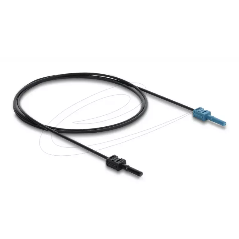 Fiiberoptiline adapter DELOCK 91023 mitmerežiimiline, plastikust POF-kaabel 1,0 m, must/sinine