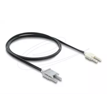 Fiiberoptiline adapterkaabel DELOCK 91027 multi-mode 100 cm must/hall, 1 tk