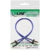 InLine Premium RCA helikaabel 2x RCA isane / isane kullatud 1 m