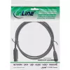 InLine FireWire 400 kuni 800 1394b kaabel 4/9 kontakti isane 1,8 m must