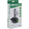 InLine USB 3.2 Gen.1 kaabel USB Type A M / A F + toide, alusega, must, 2m