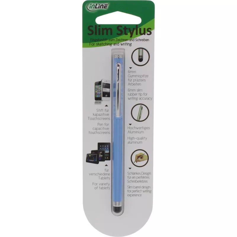 Stylus Pen InLine 55467B puuteekraanidele sinine