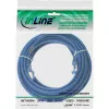 InLine patch-kaabel S/FTP PiMF Cat.6A halogeenivaba 500MHz sinine 20m