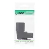 InLine toiteadapter IEC 60320 C14 / C5, üles/alla nurga all, 3-kontaktiline IEC-seade