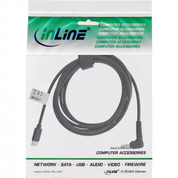 InLine USB-C BenQ/ASUS sülearvuti laadimiskaabel (ümmargune/väike), 2 m