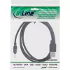 InLine USB DC toiteadapteri kaabel, USB A-pistik DC pistikusse 4,0x1,70mm, must, 1m
