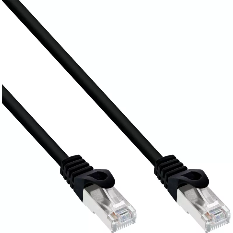InLine B-72502S võrgukaabel Must 2 m Cat5e SF/UTP (S-FTP)