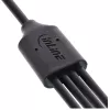 InLine USB 4in1 Y-laadimiskaabel, 1x USB-A isane 4x USB-C isasele, must 2m