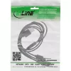 InLine USB 4in1 Y-laadimiskaabel, 1x USB-A isane 4x USB-C isasele, must 2m