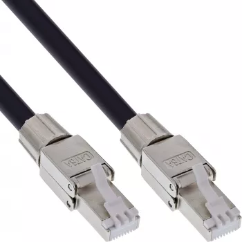 Võrgukaabel InLine 78594A RJ-45 Cat.6A 90m Must