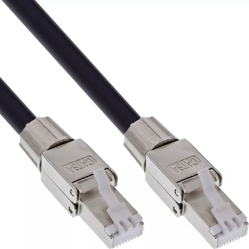 Võrgukaabel InLine 78594A RJ-45 Cat.6A 90m Must