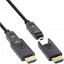 InLine HDMI AOC kaabel, ülikiire HDMI, 8K4K, eemaldatav pistik, 20m