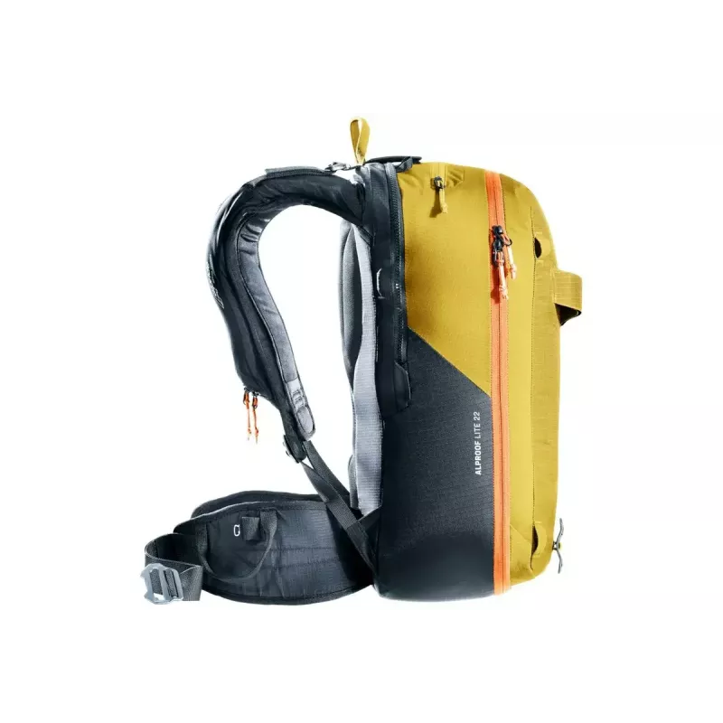 Laviiniseljakott DEUTER Alproof Lite 22 – 22 L, kurkum/must, kerge, vastupidav