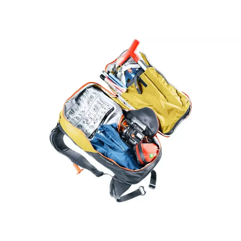 Laviiniseljakott DEUTER Alproof Lite 22 – 22 L, kurkum/must, kerge, vastupidav