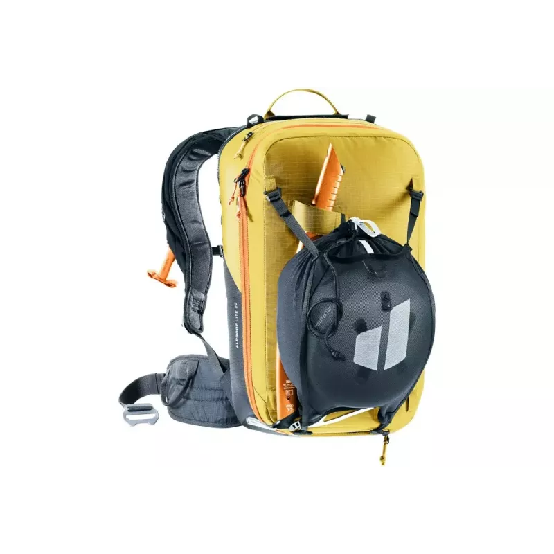 Laviiniseljakott DEUTER Alproof Lite 22 – 22 L, kurkum/must, kerge, vastupidav