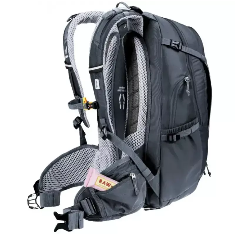 Seljakott DEUTER Trans Alpine 24 — jalgrattaseljakott, 24 L, must