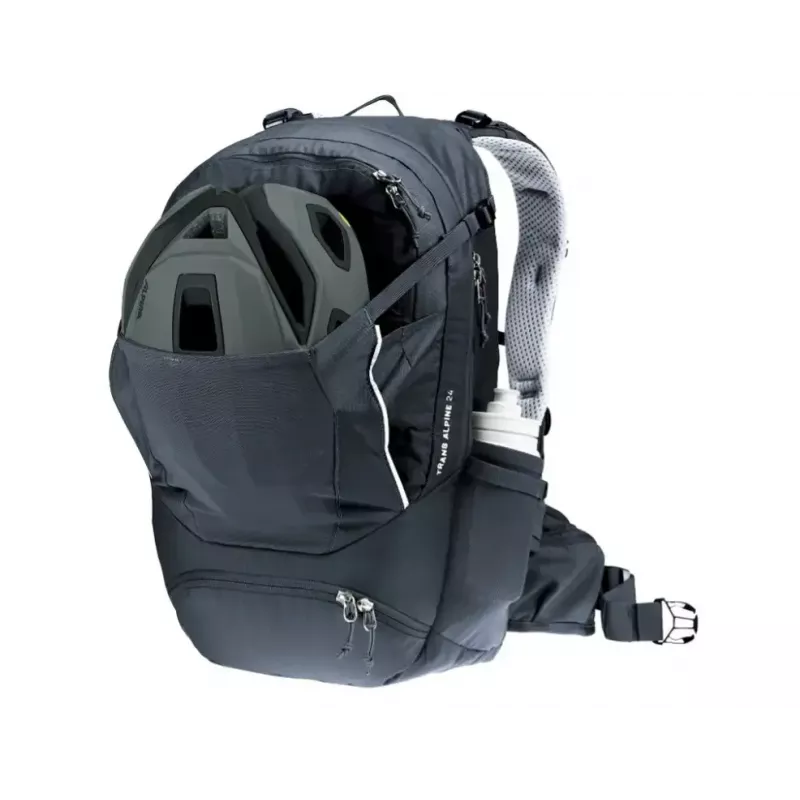 Seljakott DEUTER Trans Alpine 24 — jalgrattaseljakott, 24 L, must