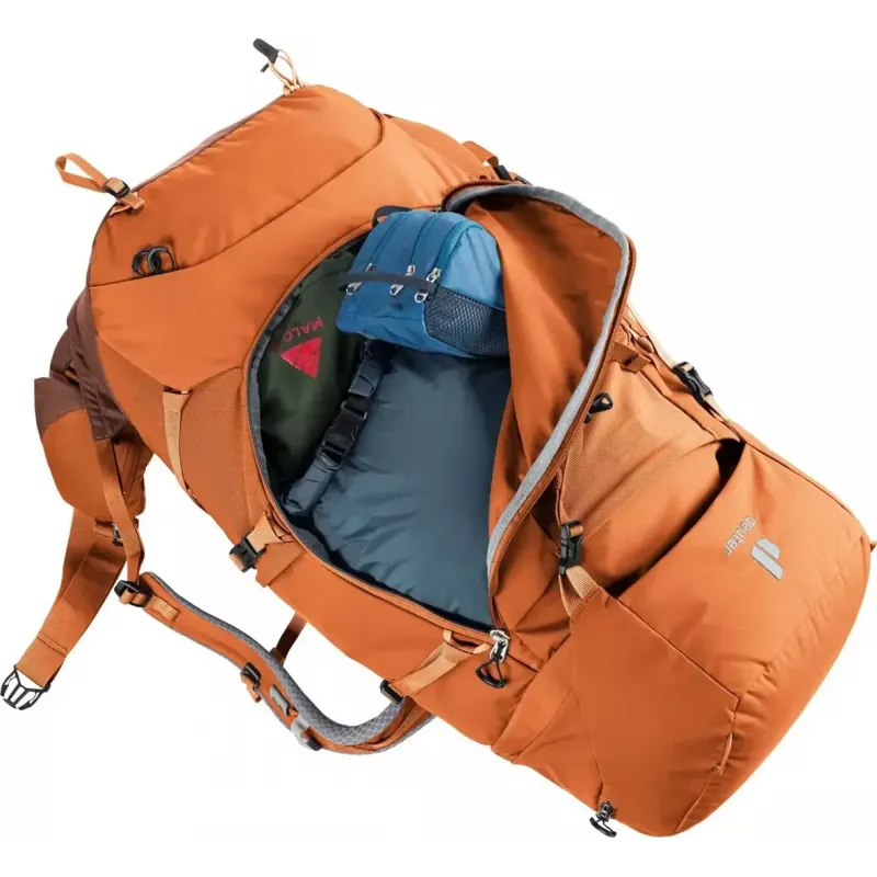 Trekking backpack DEUTER Aircontact Core 45+10 SL — kastan-umbra, 45+10 L maht