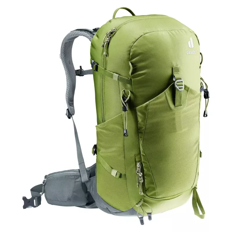 Hiking backpack DEUTER Trail Pro 33 — 33 L, polyamide, rain cover, ventilation, waist belt