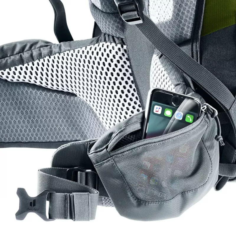 Hiking backpack DEUTER Trail Pro 33 — 33 L, polyamide, rain cover, ventilation, waist belt