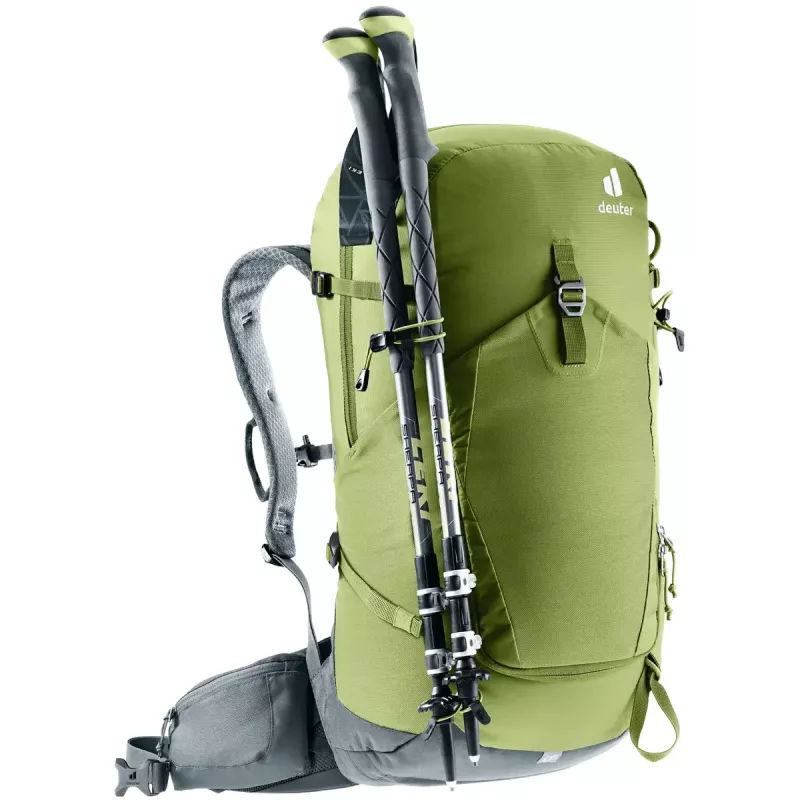 Hiking backpack DEUTER Trail Pro 33 — 33 L, polyamide, rain cover, ventilation, waist belt