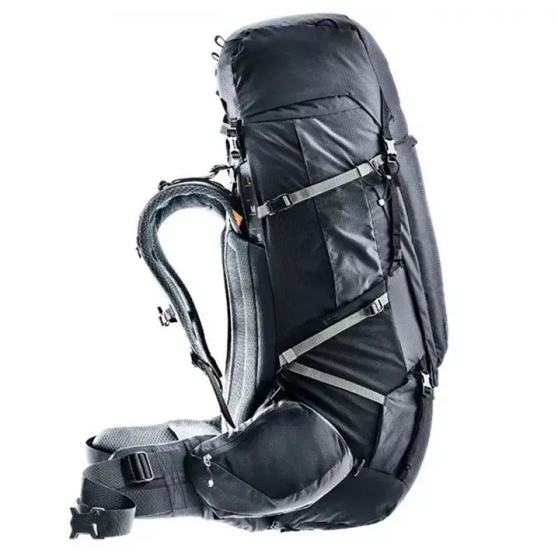 DEUTER Aircontact Pro 75+10 seljakott – 75+10 l, must, vastupidav veekindel