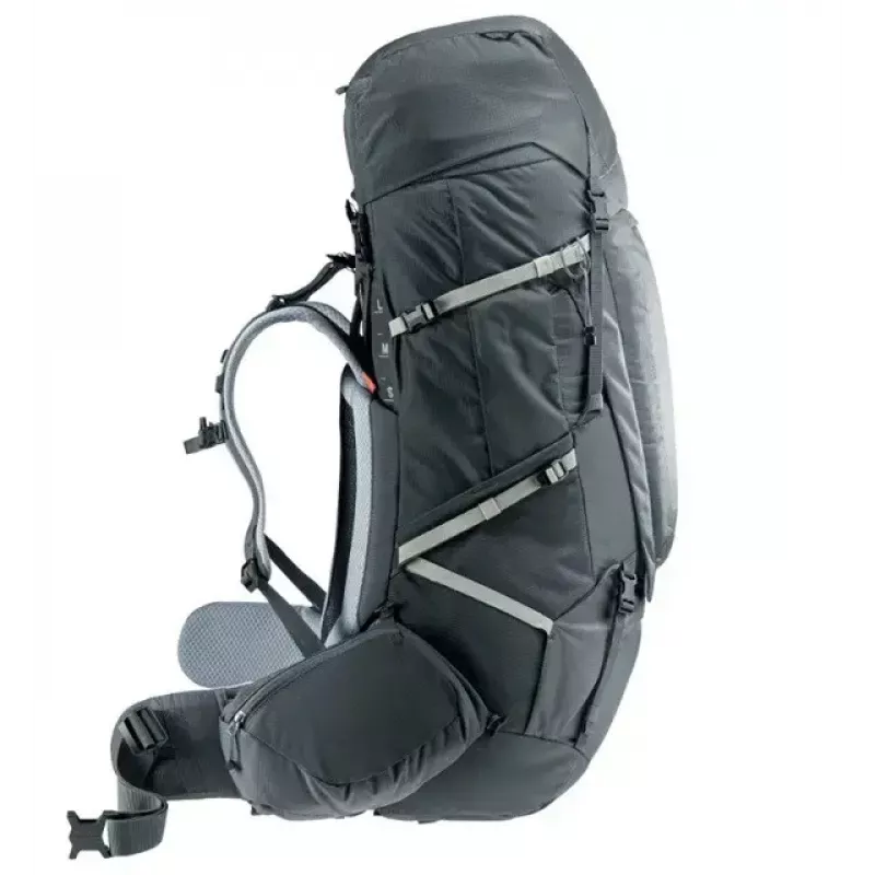 Seljakott DEUTER Aircontact Pro 75+10 SL naistele — 75+10 L, SL sobivus, Graphite, 2,88 kg, nailon