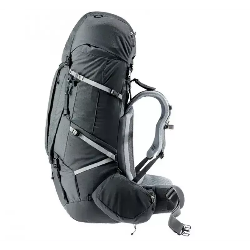 Seljakott DEUTER Aircontact Pro 75+10 SL naistele — 75+10 L, SL sobivus, Graphite, 2,88 kg, nailon