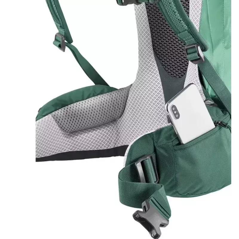 Seljakott DEUTER Futura PRO 34 SL Naiste matkakott, 34 L, taaskasutatud materjal, roheline