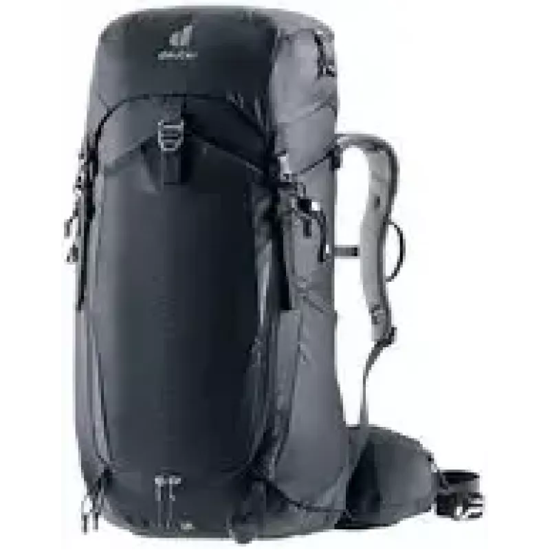 DEUTER Trail PRO 34 SL seljakott — naiste matkakott 34 L, kerge, vastupidav, must